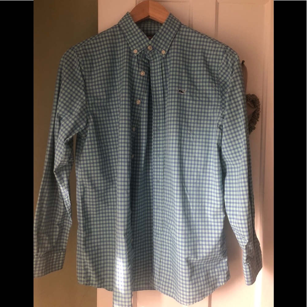 Boys vineyard vines wale shirt